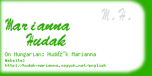 marianna hudak business card